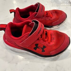 Under Armour Kids' Bright Red Sneakers